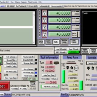 CNCフライス】Artsoft Mach3ライセンス&スクリーン4 ホットキー